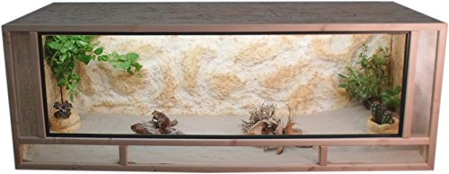 OSB Terrarium - Holzterrarium - Front aus massiven Fichtenhholzrahmen - Made In Germany !! (140x40x40cm)