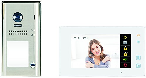 Farfisa 1SEK/ME Video intercom Single-Family House 2 Wire Bus Cabling. with Image Memory Function, 36 W, 230 V, White