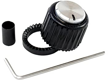 D'Addario LokNob Large - Black/Silver