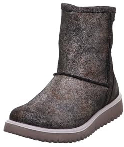 Superfit Mädchen Lora Warm gevoerde Gore-Tex Schneestiefel, Schwarz 0010, 37 EU