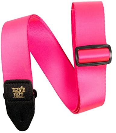 Ernie Ball Gitarrengurt, hochwertig, neonpink