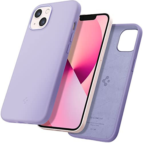 Spigen Silicone Fit Case for iPhone 13 Mini - Iridescent Purple