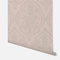 Arthouse Moroccan Damask Blush and Silver Luxury Vinyl Textured Wallpaper