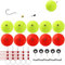Dovesun 20Stücke Angeln Bobber Schwimmer Slip Fishing Rig für Barsche und Forellen, Crappie, Zander 33mm(1.30in)
