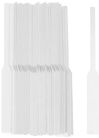 VOANZO 200PCS Profumo Tester Strisce Portatile in Bianco Fragranza Tester Strisce per Donne Uomini Test Profumo di Olio Essenziale