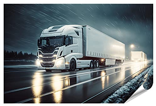islandburner XXL Bild Poster LKW Truck Lastwagen Kinderzimmer Premium Bilder Fotodruck IUYE-PGR