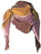 Schal Orange Damen, Winter Warm Senfgelb Schal Herbstschal Weiß Hochzeit Quadratisch Damenschal Halstuch Weich Kariert Dicke Einfarbig Tücher Winterschal