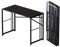 Lutown-Teen Klappschreibtisch 103 cm, Schreiben Gaming Computer Camping Schreibtisch, Keine Montage erforderlich Home Office Tisch, Schwarz