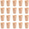 Engelland - 20 x Plastikbecher, Trinkbecher, Apricot, Pastellfarben, 400 ml, Eichstrich, bruchfest, stapelbar, Mehrweg, Kunststoff, wiederverwendbar, Party-Becher, Trink-Glas