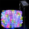 Solar String Lights Outdoor Rope Lights 8 Modes, 22M 200 LED Solar String Lights Outdoor Garden Waterproof, Solar Rope Lights Outdoor, Solar Lights Outdoor Garden for Home Party Patio (Colorful)