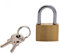 BaoFufc Petit cadenas en cuivre avec clés pour valise, cadenas, casiers, tournevis, lot de 20 mm