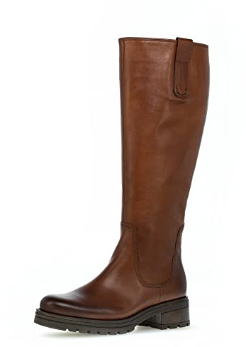Gabor Damen Klassische Stiefel, Frauen Stiefel,Winterschuhe,uebergangsstiefel,uebergangsschuhe,lederstiefel,Sattel/EF (Micro),37.5 EU / 4.5 UK