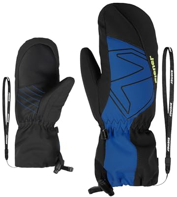 Ziener Kinder LAVALINO Ski-Fäustling/Wintersport | wasserdicht, Lange Stulpe, Cobalt Blue, 5