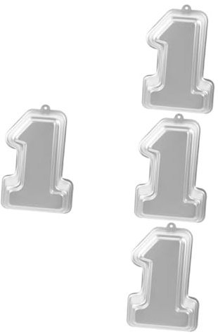 Amosfun Set Di 4 Per Torta Con Numeri in Alluminio Per Occasioni Speciali Quotidiane