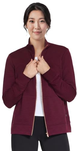 Skechers Damen Hoodless Hoodie Gowalk Everywhere Jacket Sweatshirt | Lässig, weich gestrickt, durchgehender Reißverschluss, recyceltes Polyester, Stehkragen