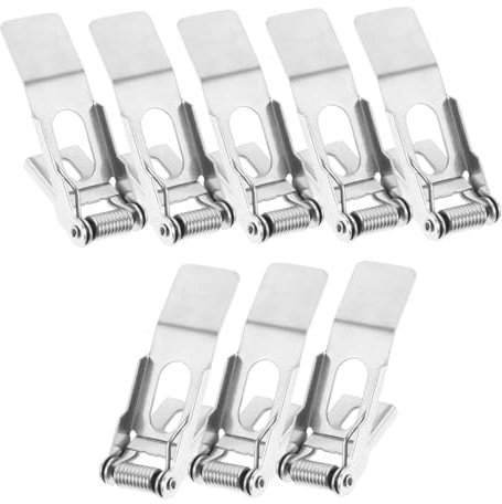 Gadpiparty 8st Leicht Entsprechend Der Schnalle Königlich Befestigungsklemmen Für Einbauleuchte Downlight-federklemmen Nachrüstclips Für Einbauleuchten Downlight-nachrüstclips Silver Metall