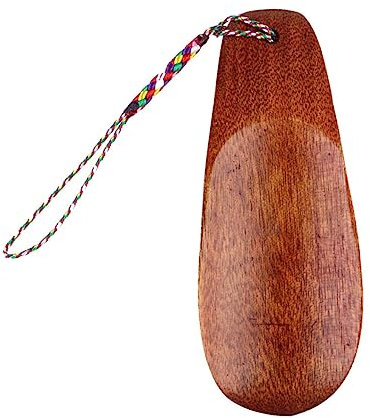 DEARMAMY Chausse-pied Portable En Bois Massif Long Chausse-pied Fil Chausse-pied Long Manche Trousse Tendeur De Chaussures Appareil Cornes De Chaussure Autocollants Poignée Brown