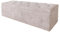 Riess Ambiente Chesterfield Bettbank EXTRAVAGANCIA - 140cm - Champagner Greige beige - Bouclé mit Stauraum - Truhenbank Polsterbank