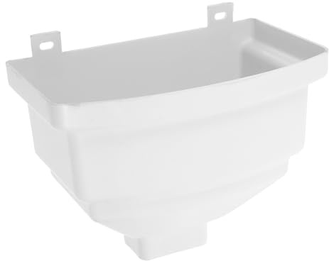 SEWACC Deviatore Acqua Piovana Quadrato in PVC per Grondaia Imbuto Curvo Resistente e Facile da Installare per Raccolta e Gestione Efficiente Acqua Piovana Esterna