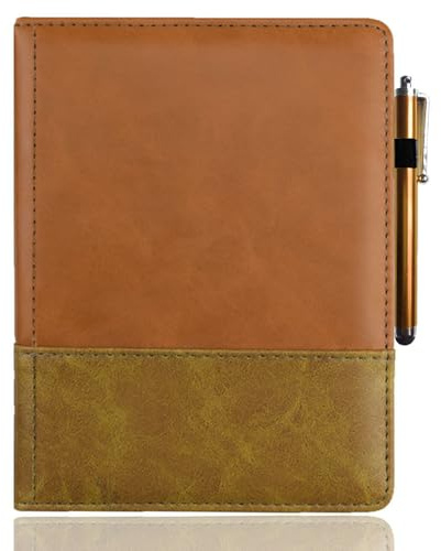 ZGTOTY Compatible avec Kobo Aura (modèle : N514 First Generation) 6 pouces, couverture complète ultra mince en cuir PU, housse de protection pliable pour tablette (marron)