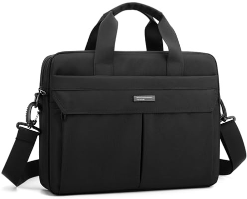 zhongningyifeng Borsa a tracolla per computer portatile da 14 pollici, in nylon leggero, impermeabile, per lavoro, studio, viaggio