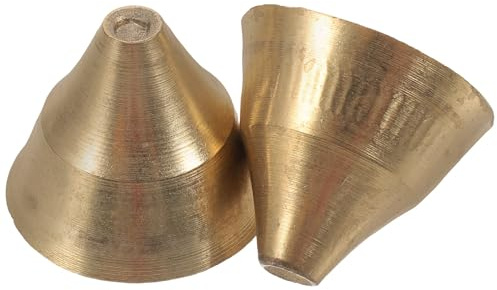 Toddmomy 2 Stück Zauberglöckchen aus Kupfer Vintage Weihnachtsglocken im Ethnischen Stil Dekorativ und Vielseitig Spielbares Schlaginstrument für Festliche Dekoration
