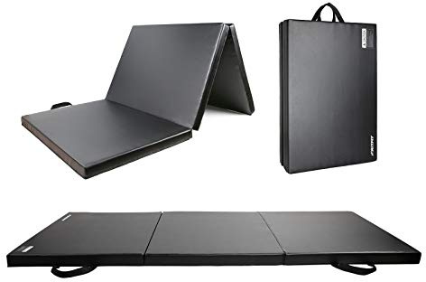 RitFit Upgraded Folding Exercise Mat, 2 Inch Thick Gymnastics Mat