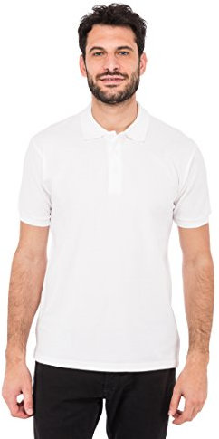 Fruit of the Loom Men's Premium Polo Shirt - White - Medium