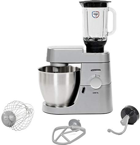 Kenwood Chef Knetmaschine Planetaria, Silber silber/schwarz