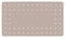 WENKO Wanneneinlage Mirasol Taupe Antirutsch-Badewannenmatte mit Saugnäpfen Taupe
