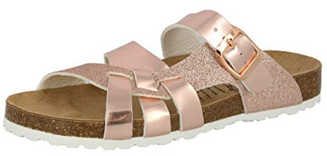 Lico Bioline Latino Damen Pantoletten, Rose, 38 EU