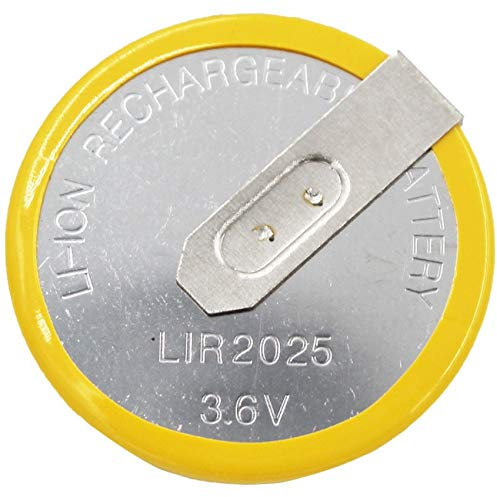 1 batterie LIR2025 (remplace VL2020) 3,6 V pour clé de voiture, télécommande, clé