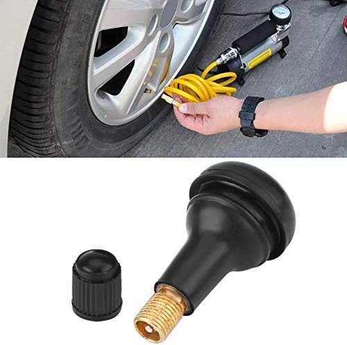 Broco 10Pcs Car Auto TR415 Wheel Snap in Tire Tyre Valve Stem Short Rubber Valve