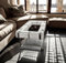 CHYRKA® Couchtisch LEMBERG Wohnzimmertisch Massivholz Glastisch Holz Glas Loft Handmade Vintage Deco (LEMBERG-Weiss, 90x60 cm H=50 cm)