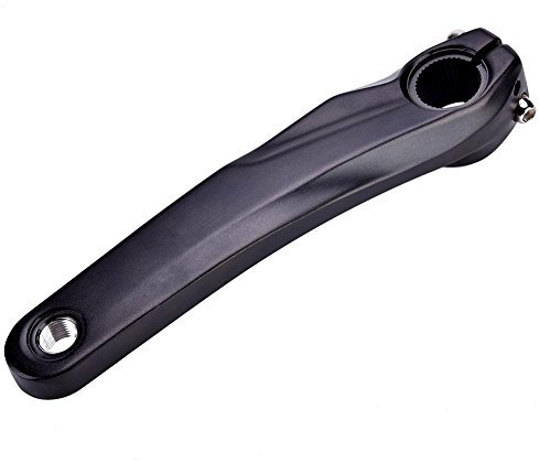 VBESTLIFE Fahrradkurbel, Fahrrad Linke Kurbel Aluminiumlegierung für 590 610 SLX XT Kurbelgarnitur(schwarz) Fahrt