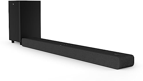 TCL TS8132 3.1.2 Kanal Dolby Atmos Soundbar mit kabellosem Subwoofer für TV, kabellose Bluetooth Soundbar (39-Zoll-Lautsprecher, funktioniert mit Google, Alexa und Apple Airplay, HDMI e-ARC) Black