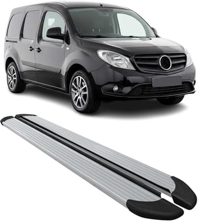 OMAC Trittbretter für Mercedes Citan 2013-2021 Aluminium Grau