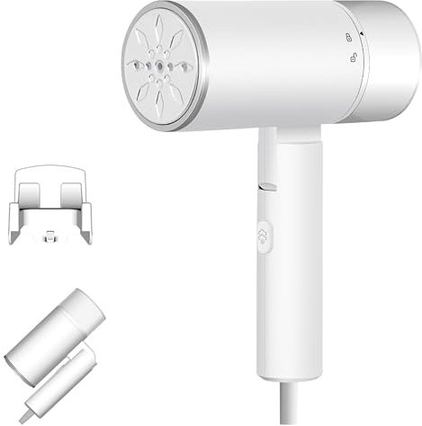 Suofeer - Vaporizador de ropa, vaporizador de ropa portátil para ropa, plancha de vapor portátil, con cepillo para polvo mini plegable, calentamiento rápido de 30 segundos, panel de hierro de acero