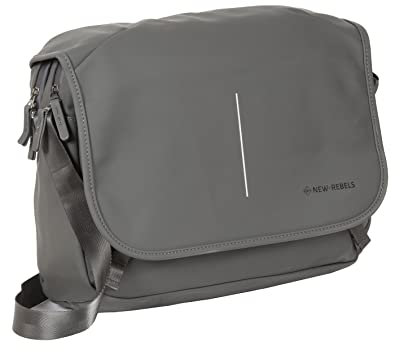 New Rebels William - Computer Umhängetasche - Grau 10L - Wasserabweisend