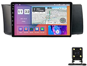 MGYQ 2 Din Touchscreen Autoradio, Bluetooth MP5-Player Unterstützung Bluetooth/4G/WIFI/SWC/Carplay/FM-Radio, Für Subaru BRZ/Toyota GT86 2012-2016 Mit Rückfahrkamera,M500s