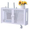 Scaffale Galleggiante, WiFi Router Modem, Multi-Function Storage Rack Doppia Apertura della Porta, Cavo di Alimentazione Plug Wire Storage Boxes