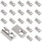 Yeepeo 20 Stück Nutensteine mit kugel Nut 8, 40-Serie Nutenstein M8 Gewinde mit Zentrierung Steg, Kohlenstoffstahl Gleitmutter mit Federkugel T Nutsteine Set für Aluminiumprofil-Extrusionsschlitz