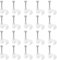 sourcing map Cable Clips, 100Pcs 4mm Nail in Cable Clips Circle Cable Clamps Cable Tacks Cord Clips Wire Holder for Cords Management