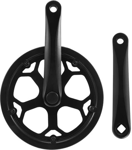 Mnueeop Pedallager für Fahrrad, faltbar, 48T, quadratisches Loch, 170 mm, CNC, Pedal-Ritzel für Fahrräder