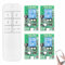 DieseRC Interruptor Inteligente WIFI de 4x1 canal, Módulo Relé de Salida Pasiva con 1x transmisor Bluetooth, DC 5V 12V 24V 36V Aplicación Ewelink Control WIFI compatible con Alexa/Google Home