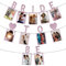 Kssvzz Bride To Be Foto Banner, Rosa JGA Deko Frauen, Bride to Be Girlande für Hochzeit, Junggesellenabschied Frauen, Team Bride