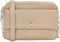 Calvin Klein Damen Umhängetasche Pocket Camera Bag mit Tragekette, Grau (Crockery), Einheitsgröße