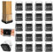 Chair Leg Covers, 20 PCS Chair Leg Floor Protectors Cap, Furniture pad, Silicone Carpet Protector Table Feet Cover, High Elastic Soft Rubber No Noise No Scratches (Square-L Fit: 26-36mm)