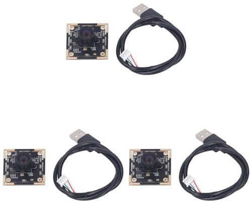 YWBL-WH 3PCS 1MP Kameramodul USB2.0 Ausgang Computerkameraplatine 100 Grad mit Verzerrungspanorama