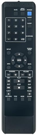 RM-C2152 Replacement Remote Control Compatible for JVC TV DVD Combo LT-19D200 LT-32D200 LT-32DV20 FUNF902UD 1EMN24939 A94N5UH LT19D200 LT32D200 LT32DV20 RMC2152